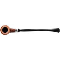 Musico Sandblasted Petite Churchwarden Bent Dublin with Silver (Floodlight)