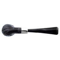 Musico Sandblasted Bent Billiard with Silver