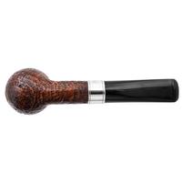 Musico Sandblasted Bent Billiard with Silver (Floodlight)