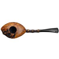 Il Duca Partially Sandblasted Bent Dublin with Bamboo (B)