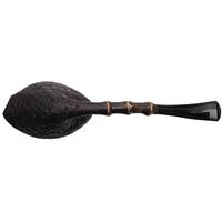 Il Duca Partially Sandblasted Bent Dublin with Bamboo (B)