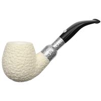 Barling Ivory Spigot Rusticated Bent Apple (1812) with Silver (9mm)