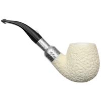 Barling Ivory Spigot Rusticated Bent Apple (1812) with Silver (9mm)