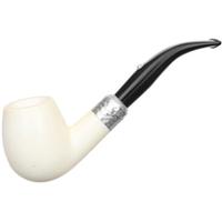 Barling Ivory Smooth Bent Apple with Silver Army Mount (1812) (9mm)