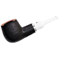 White Elephant Ebony & Ivory Sandblasted Billiard (9mm)