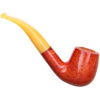 Genod Soleil Levant Bent Billiard with Yellow Stem (606)