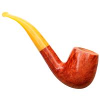 Genod Soleil Levant Bent Billiard with Yellow Stem (606)