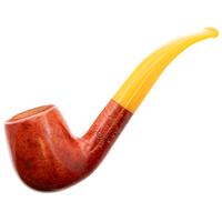 Genod Soleil Levant Smooth Bent Billiard with Yellow Lucite (606)