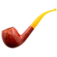 Genod Soleil Levant Smooth Bent Apple with Yellow Lucite (600)