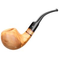 Molina Zebrano Olivewood Bent Apple (9mm)