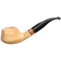 Molina Zebrano Olivewood Paneled Bent Brandy (9mm)