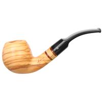 Molina Zebrano Olivewood Bent Apple (9mm)