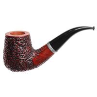 Caminetto Rusticated Bent Brandy with Silver (08) (9mm)