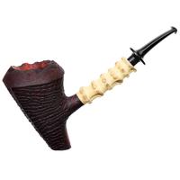 Dirk Heinemann Sandblasted Bent Dublin Sitter with Bamboo