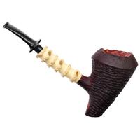 Dirk Heinemann Sandblasted Bent Dublin Sitter with Bamboo