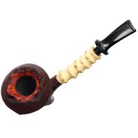 Dirk Heinemann Sandblasted Bent Dublin Sitter with Bamboo