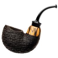 Pete Prevost Sandblasted Swan with Black and White Ebony