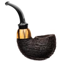 Pete Prevost Sandblasted Swan with Black and White Ebony