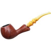 American Estates American Smoking Pipe Company Smooth Bent Apple (11/97-MT) (Replacement Stem)