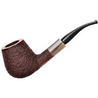 American Estates Randy Wiley Partially Rusticated Bent Brandy with Horn (Pipes & Tobaccos Magazine Pipe of the Year) (21-50) (2016) (Unsmoked)