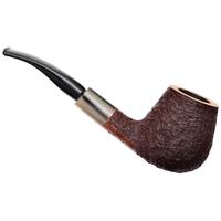 American Estates Randy Wiley Partially Rusticated Bent Brandy with Horn (Pipes & Tobaccos Magazine Pipe of the Year) (21-50) (2016) (Unsmoked)