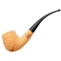 American Estates Chris Morgan Bones Sandblasted Bent Billiard (Unsmoked)