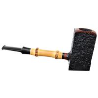 Danish Estates Tom Eltang Partially Sandblasted Square Poker with Bamboo (Unsmoked)