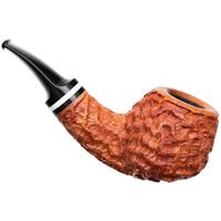 Danish Estates Mike Sebastian Bay Rusticated Bent Brandy with Camel Bone