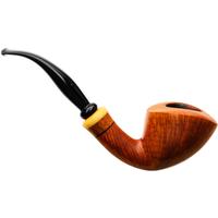 Danish Estates W.O. Larsen Straight Grain Smooth Bent Dublin (Pearl)