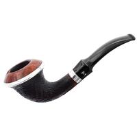 Danish Estates Stanwell Partially Sandblasted Calabash with Silver (1993)