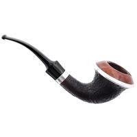 Danish Estates Stanwell Partially Sandblasted Calabash with Silver (1993)