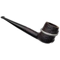 English Estates Dunhill Snake Pipe Shell Briar with Silver and Rubies (4103) (2015) (Unsmoked)