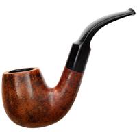 English Estates BBB Silver Grain Smooth Bent Billiard (307S) (Replacement Stem)