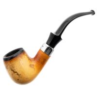 English Estates Barling African Meerschaum Smooth Bent Billiard