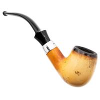 English Estates Barling African Meerschaum Smooth Bent Billiard