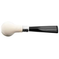 English Estates Barling Ivory 1812 Meerschaum Smooth with Silver Cap (with Case) (9mm)