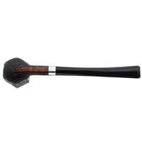English Estates Ashton Pebble Grain Paneled Bent Pot with Silver (X) (Unsmoked)