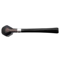 English Estates Ashton Ebony Paneled Bent Pot with Silver (X) (Unsmoked)