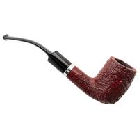 English Estates Ashton Pebble Grain Bent Billiard with Silver (XX) (Unsmoked)