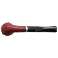 English Estates Ashton Pebble Grain Bent Billiard with Silver (XX) (Unsmoked)