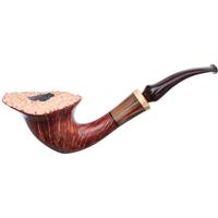 French Estates Pierre Morel Smooth Bent Dublin with Horn (AA) (Unsmoked)