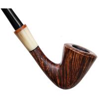 French Estates Pierre Morel Straight Grain Smooth Churchwarden with Horn