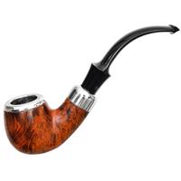 German Estates Oldenkott Smooth Bent Billiard with Nickel Cap (20) (P-Lip) (9mm)