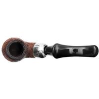 Irish Estates Peterson Meerschaum Rusticated Bent Billiard (P-Lip) (1970s)