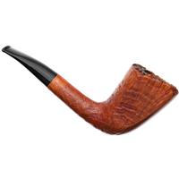 Italian Estates Savinelli Autograph Partially Sandblasted Paneled Bent Dublin (4) (6mm)