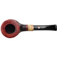 Italian Estates Claudio Cavicchi Black Sandblasted Bent Dublin with Spalted Tamarind