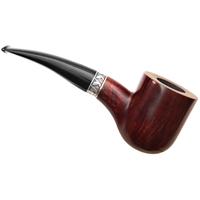 Italian Estates Ser Jacopo Picta Magritte Smooth Bent Billiard with Silver (08) (Unsmoked)