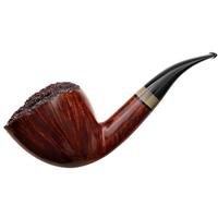 Italian Estates Ser Jacopo Unigena Smooth Bent Dublin with Horn (L1) (Maxima Maxima Maxima Maxima) (Unsmoked)