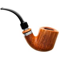Italian Estates Don Carlos Smooth Bent Billiard with Silver (DF) (Two Note) (9mm)