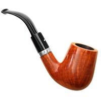 Italian Estates Caminetto Smooth Bent Billiard with Silver (2) (09)
